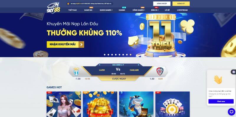 Siêu nhà cái Sky88 đến từ châu Âu