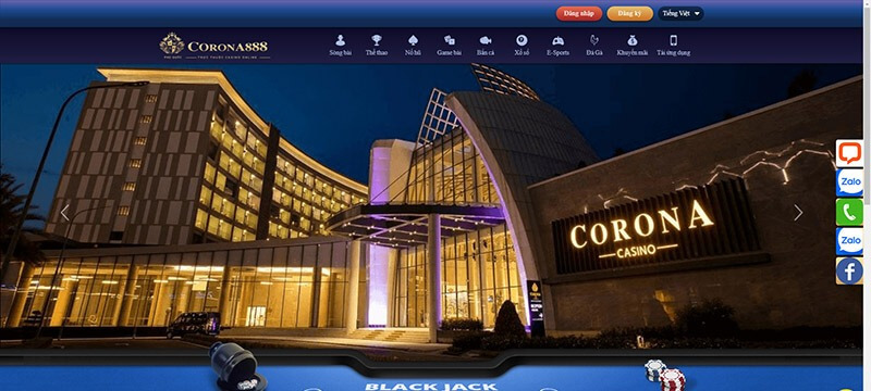 Corona888- Nhà cái nổi tiếng top đầu châu Á hiện nay