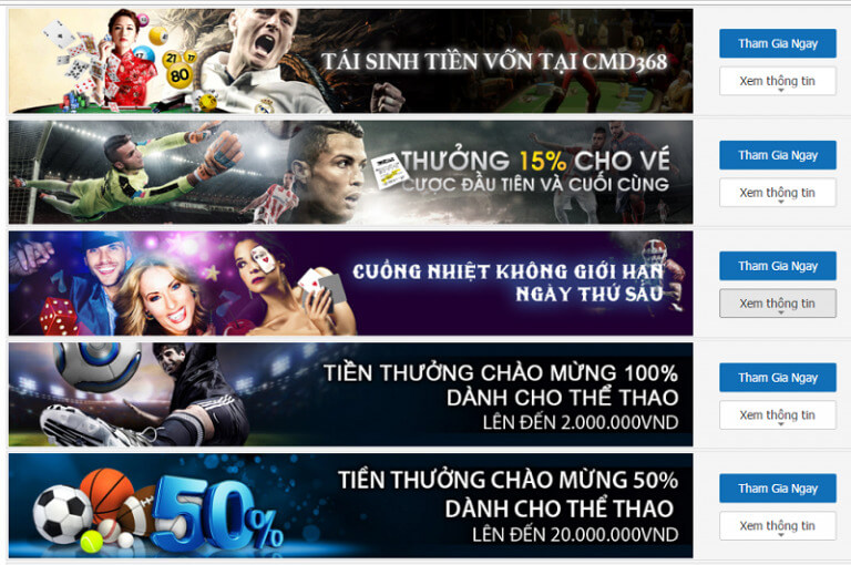 Nhà cái CMD368 – Địa chỉ cá cược cực uy tín dành cho mọi người