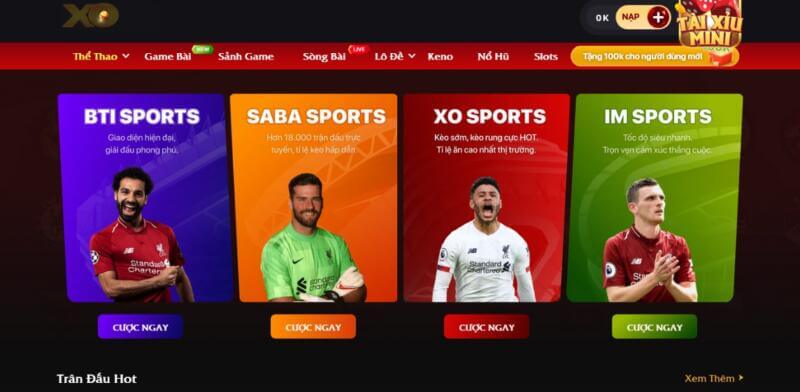 Top các sản phẩm cá cược ăn khách nhất XO88