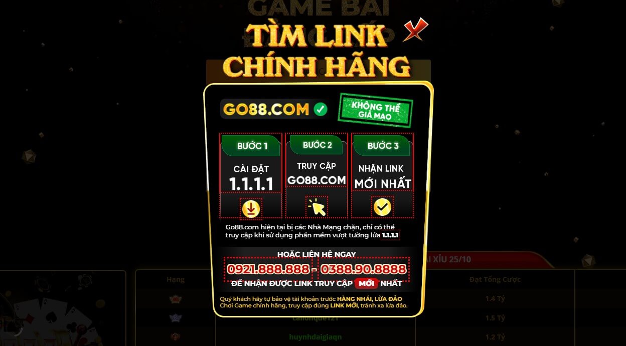 Tim link go88 - gemwin
